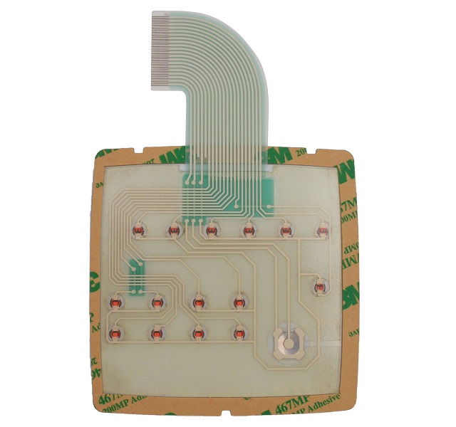 LEDs eingebetteter wasserdichter Folientastaturen